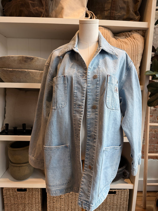 90s Lauren Ralph Lauren denim chore coat