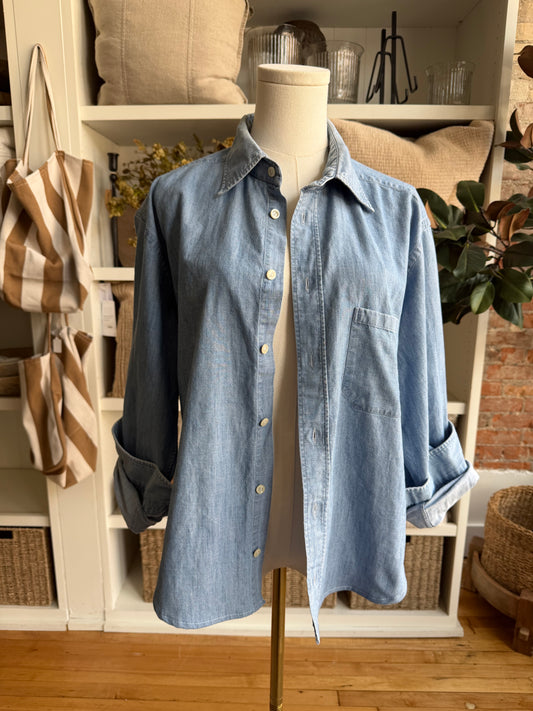 #3 Denim Reworked Button Down