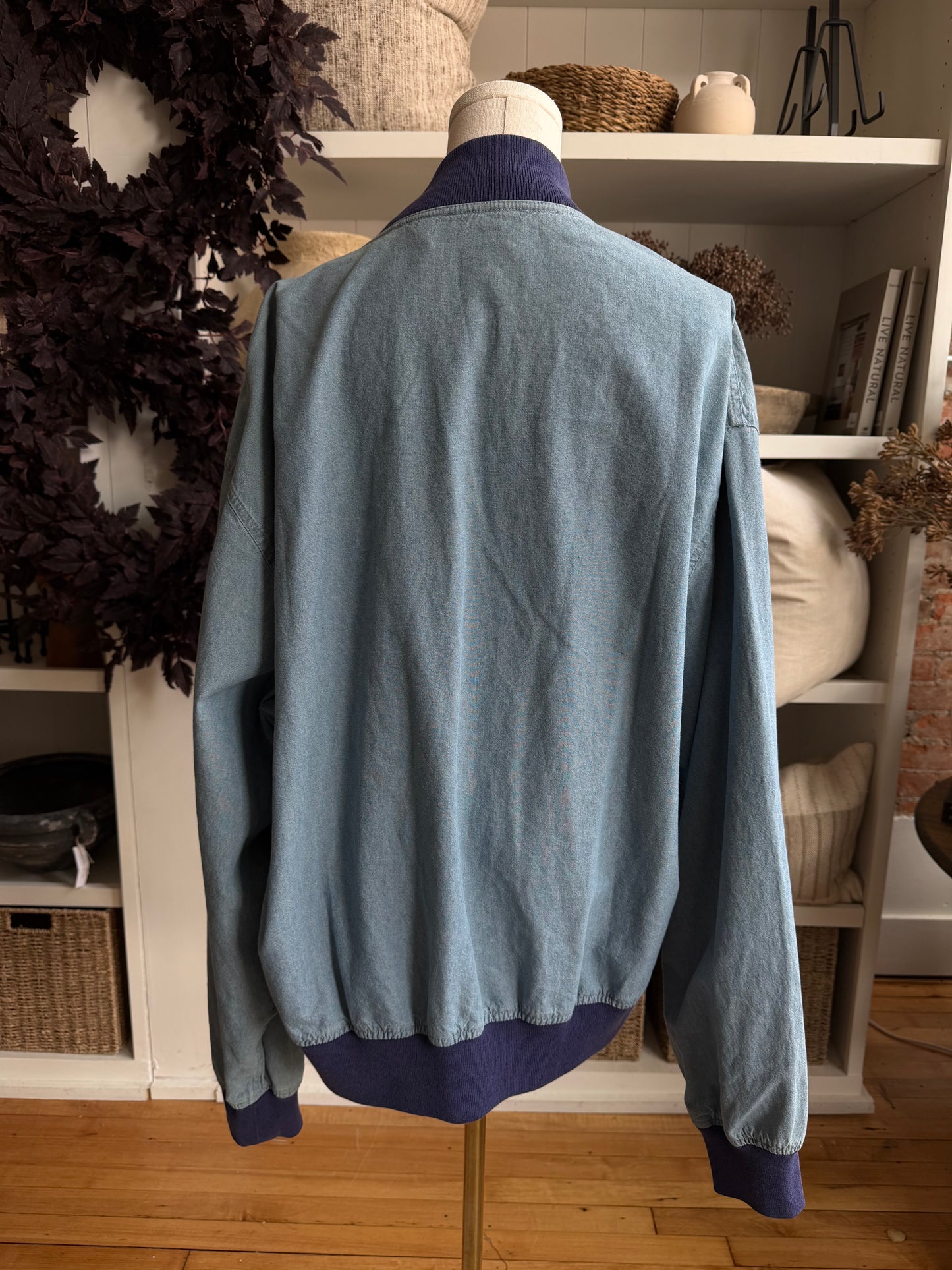 90s Ralph Lauren light weight denim bomber