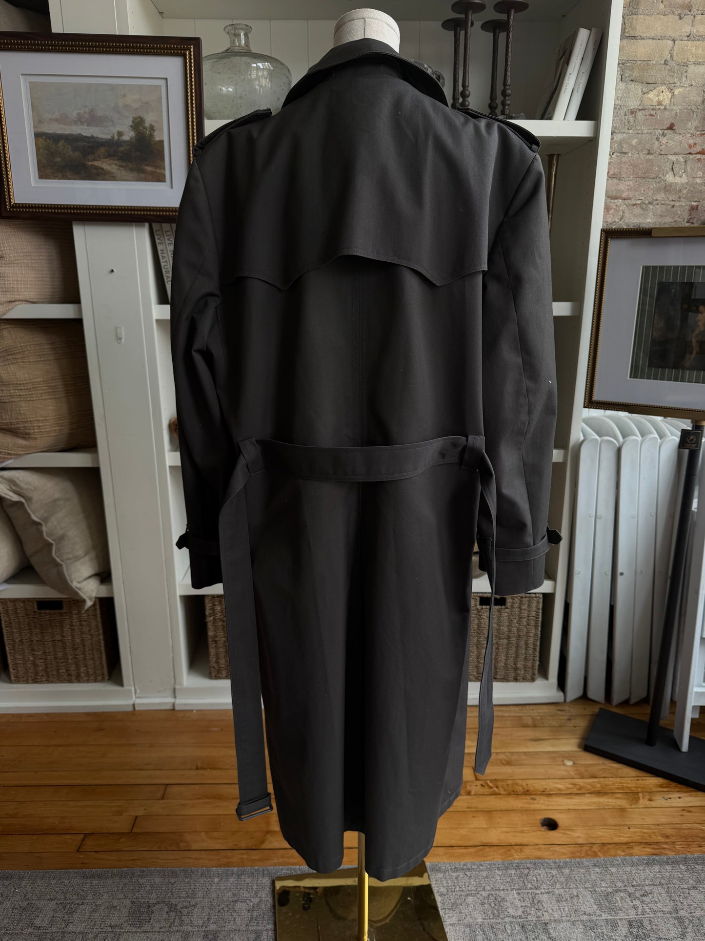 Vintage Christian Dior grey trench