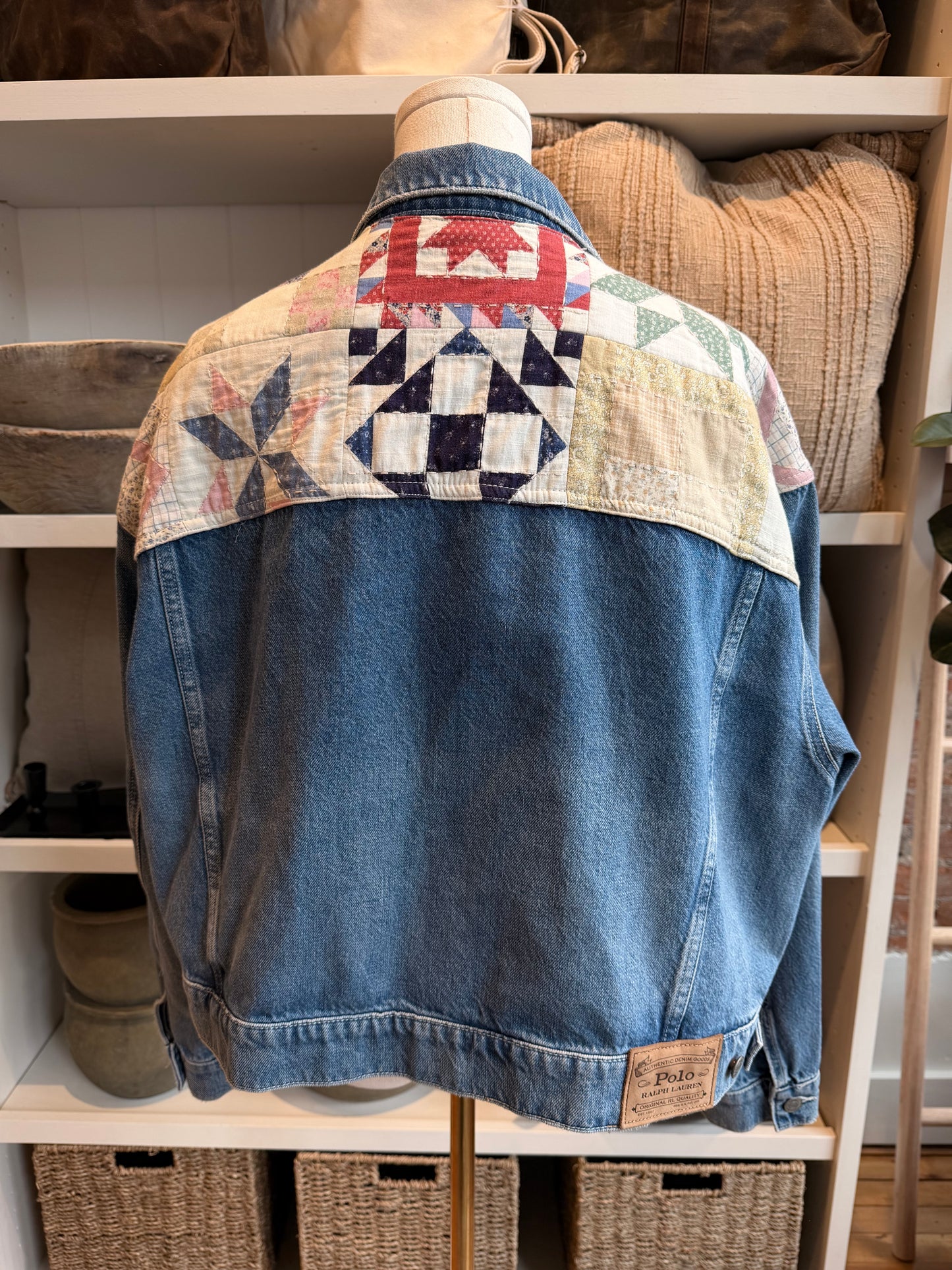 Polo Ralph Lauren denim jacket with quilting