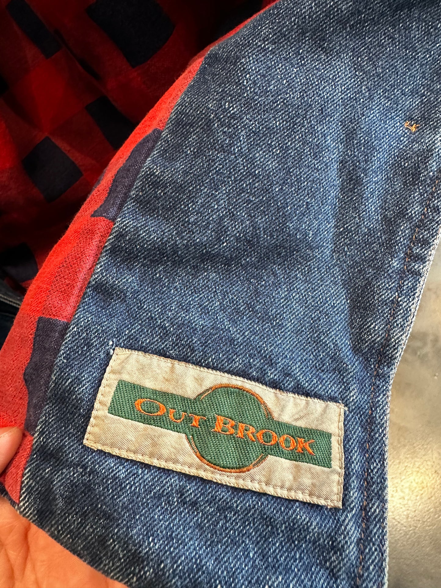 90s Out Brook vintage denim chore coat