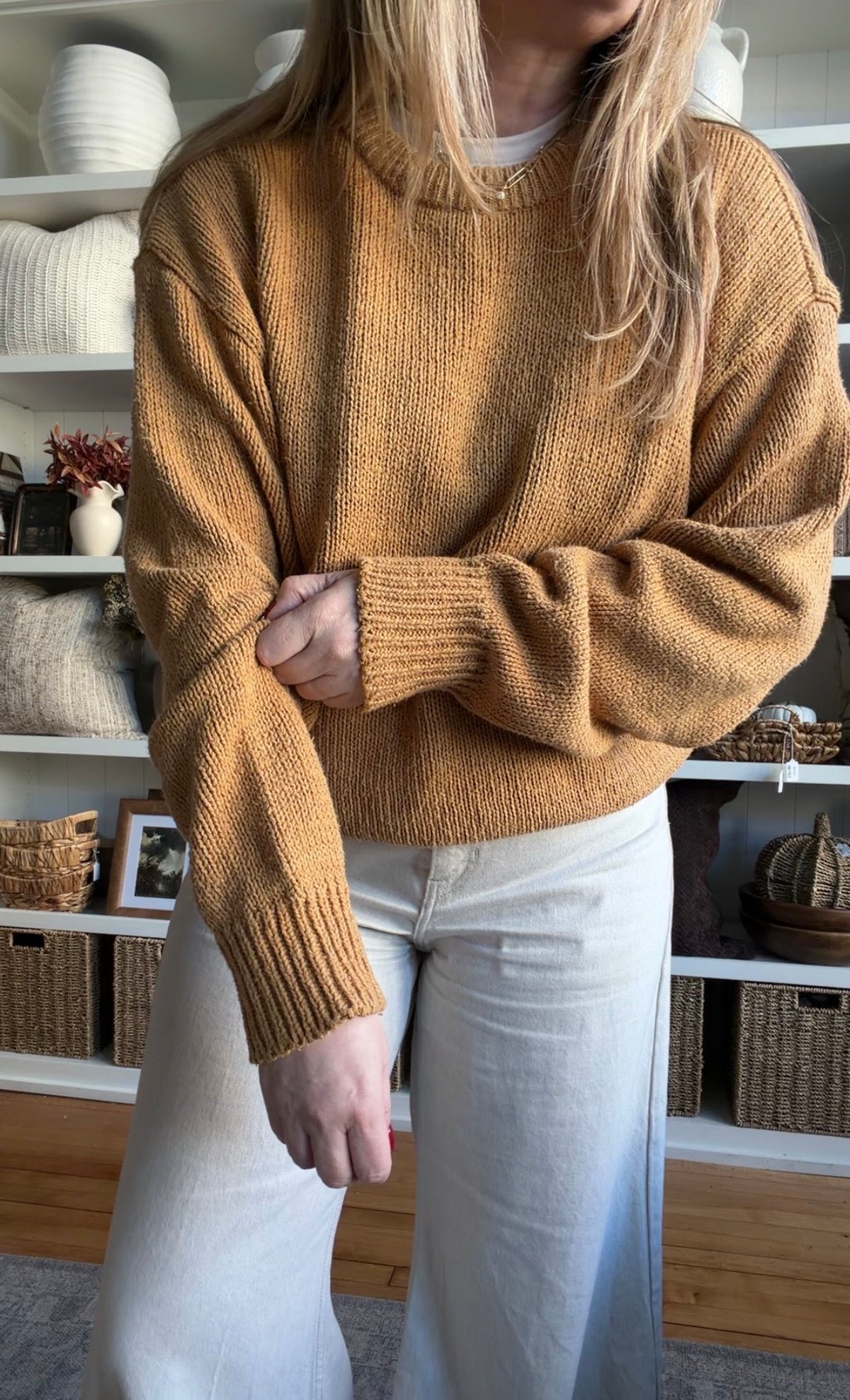 80s Banana Republic cotton sweater. Made in the USA