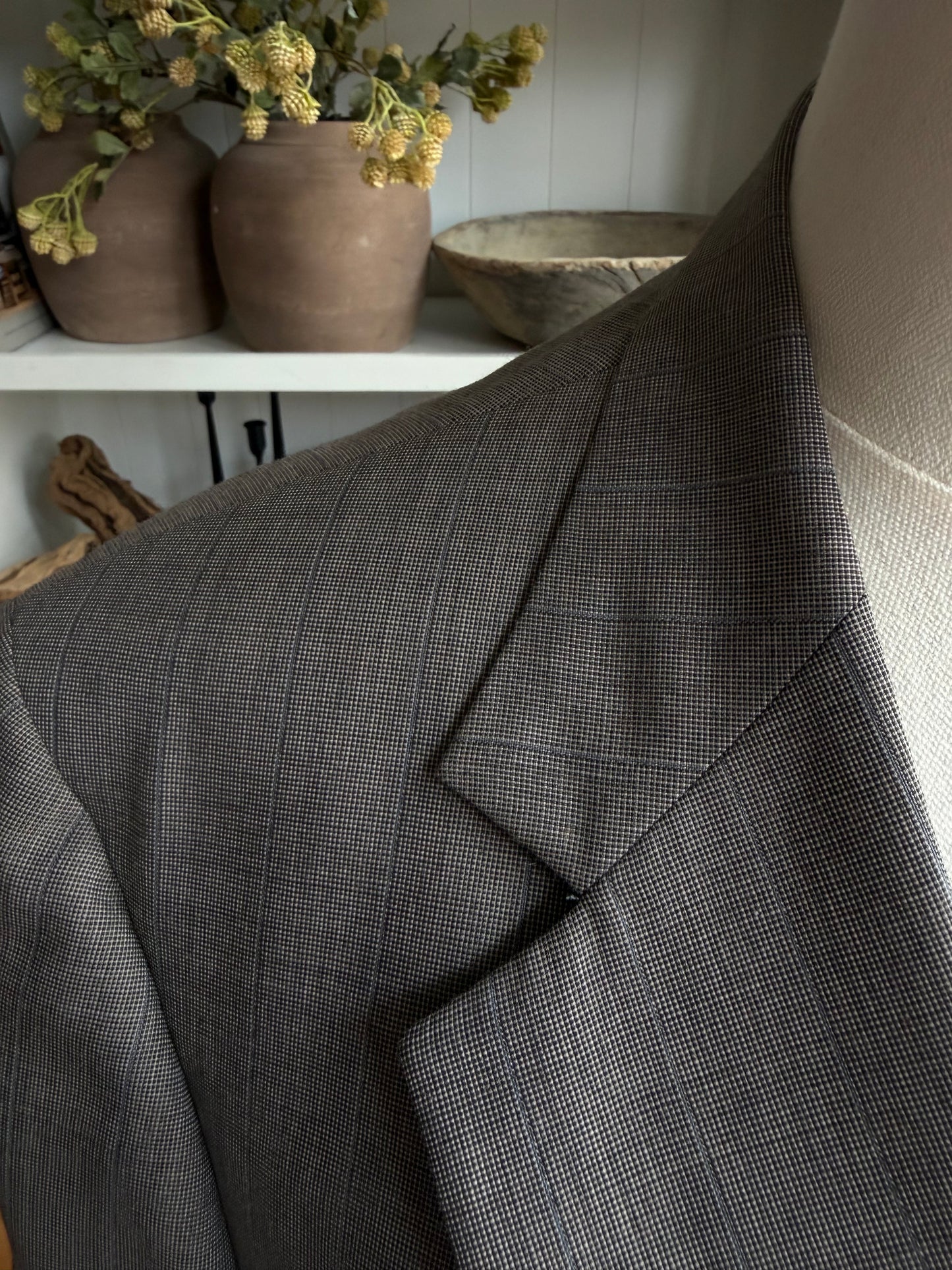 80s Allyn St George lightweight wool blazer. Made in the USA