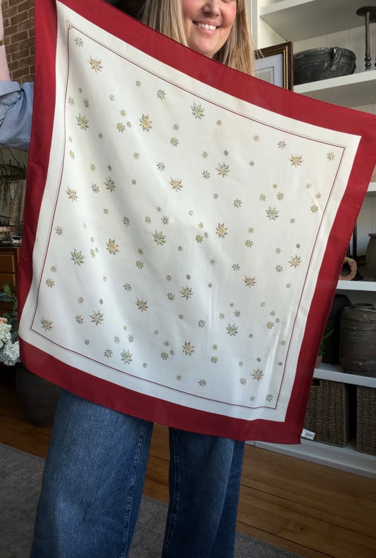 Paris vintage silk scarf #5