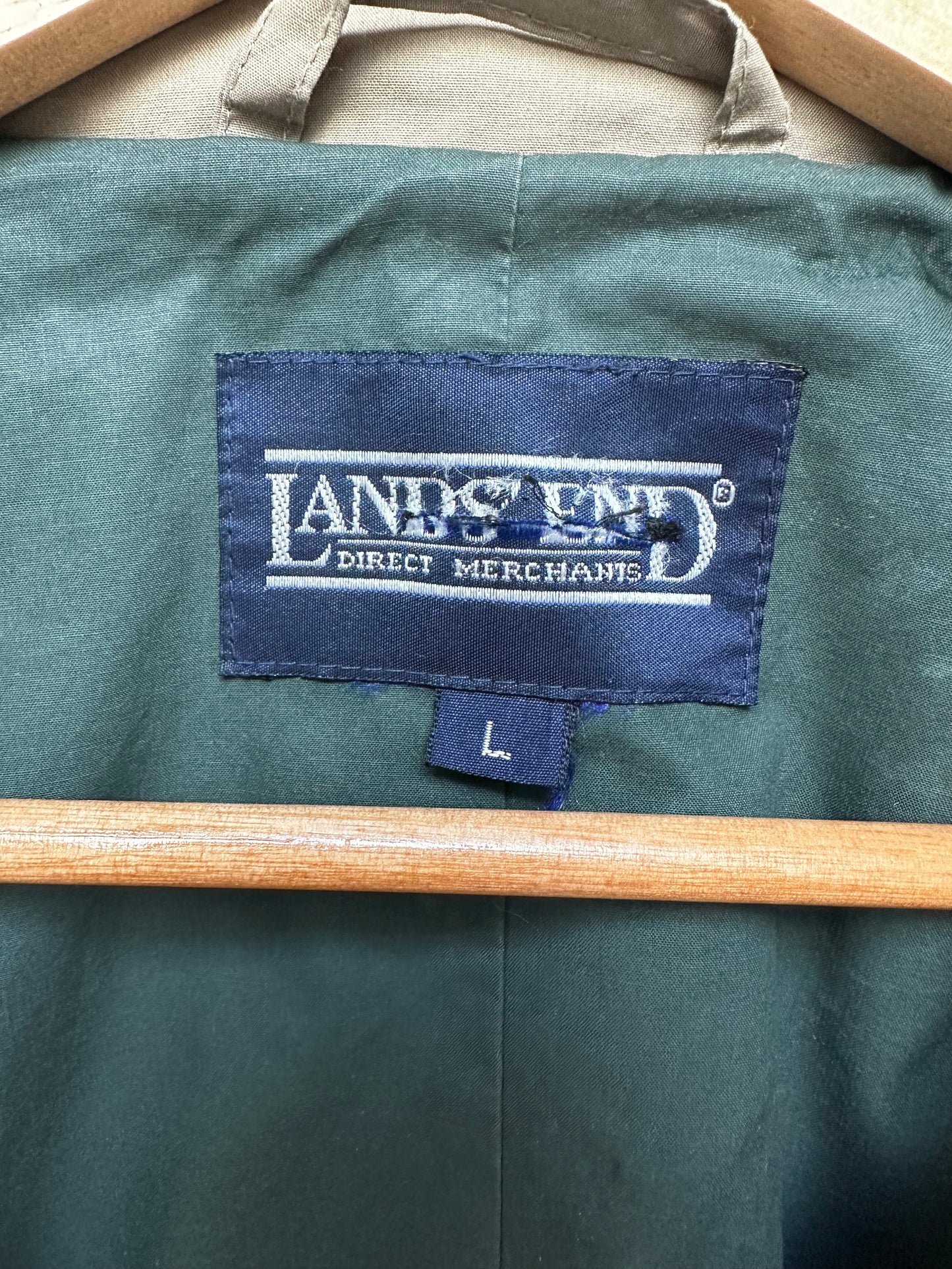 Vintage Lands End trench