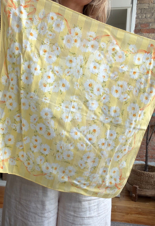 #5 Vintage Yves Saint Laurent cotton scarf