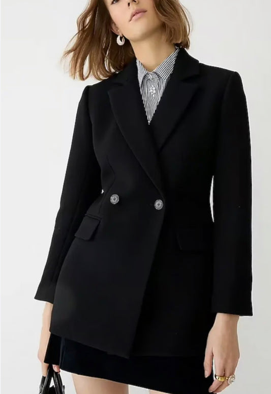 J.Crew Collection black dinner blazer. Size 8. NWT