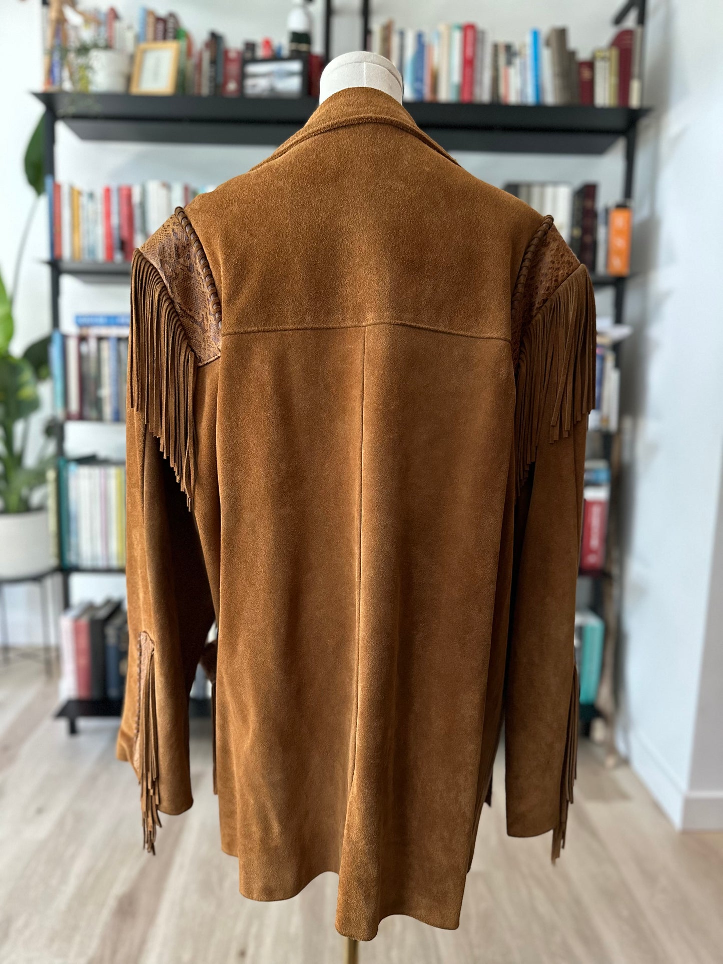 60s/70s Lariat suede fringe jacket. Made in the USA
