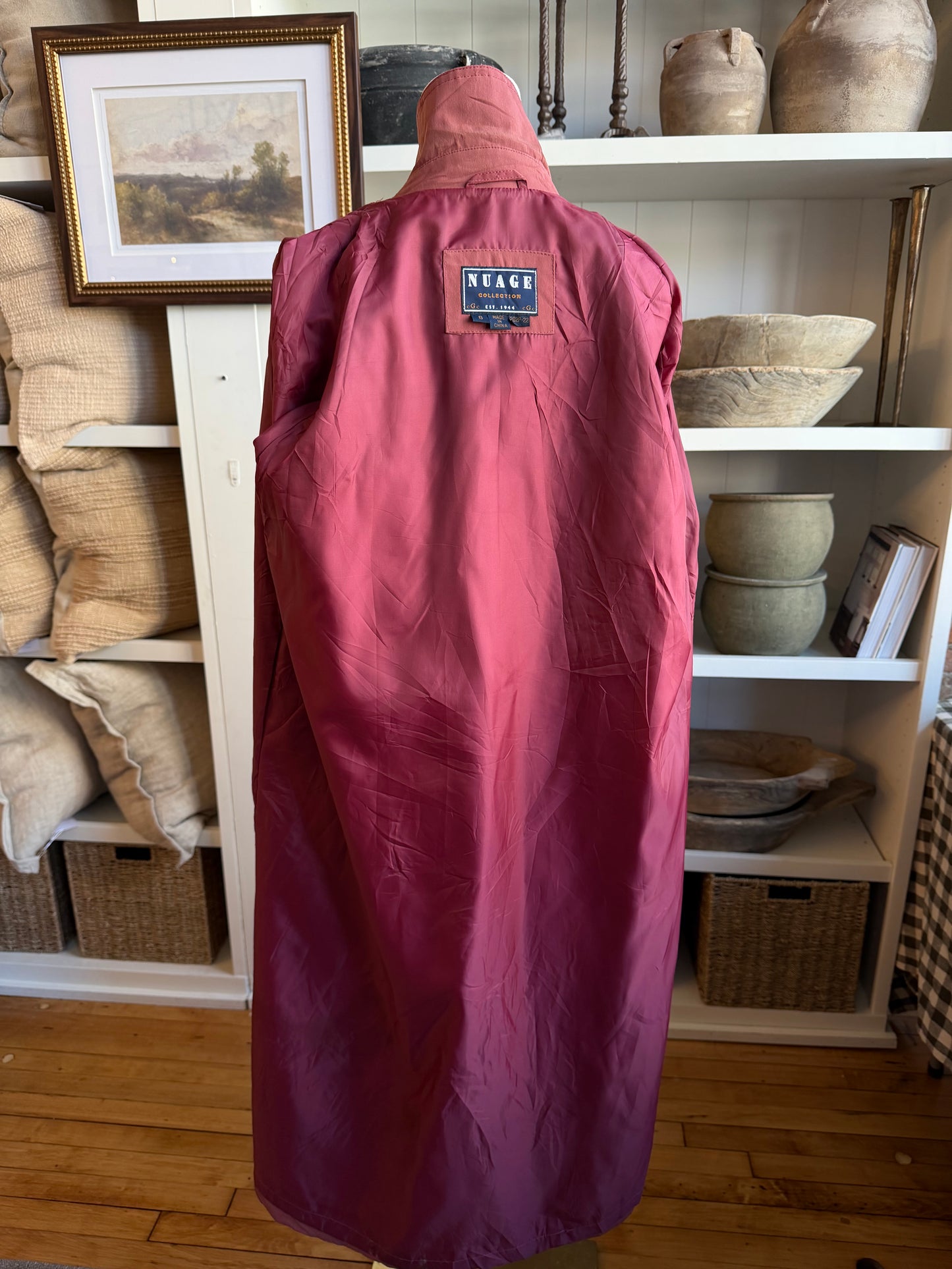 90s Nuage mauve trench #19