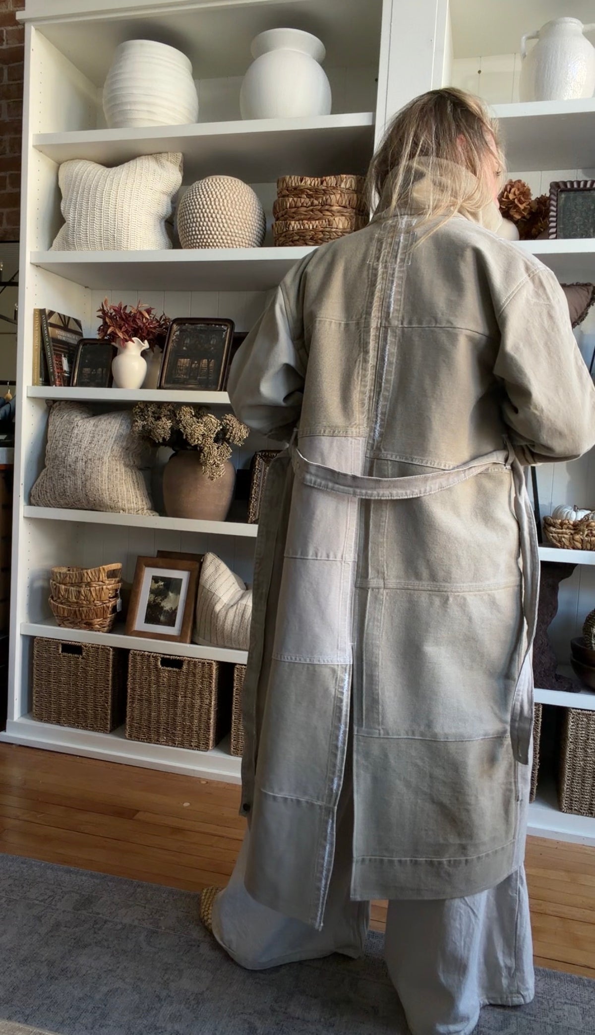 #1 Reworked denim trench. Size S