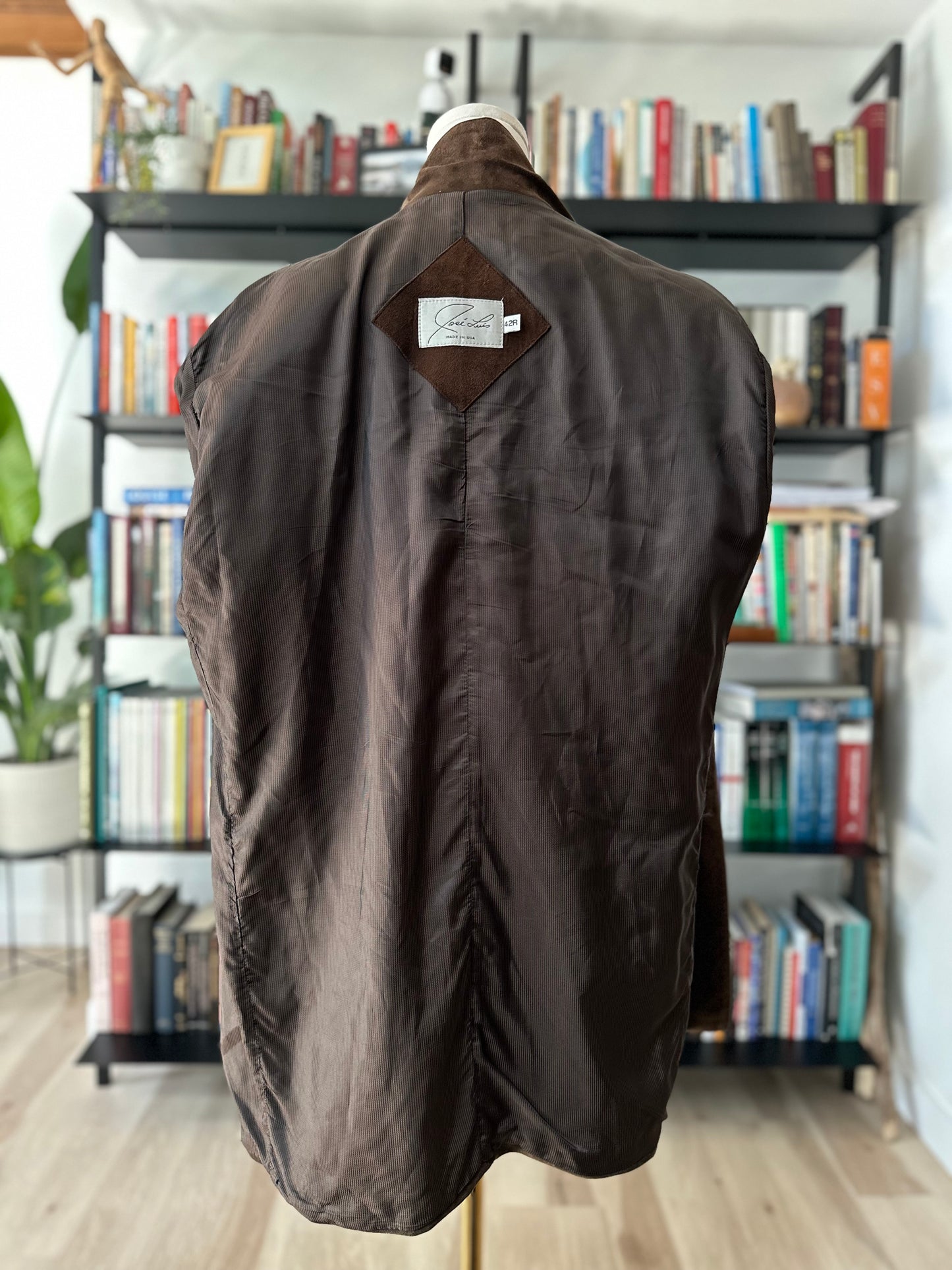 70s/80s Jose Luis brown fringe jacket. Made in the USA