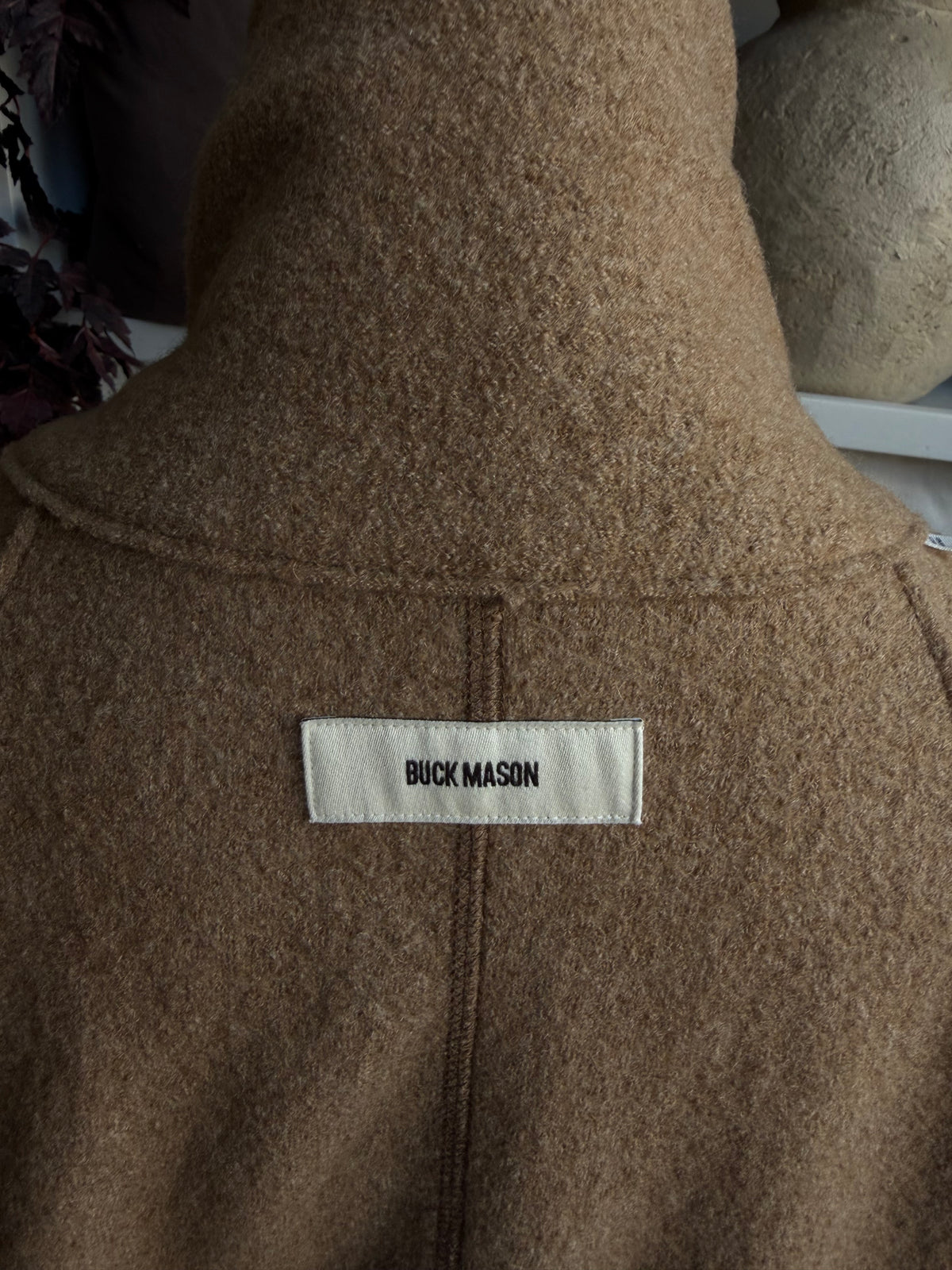 Buck Mason felted wool blanket coat. Size XS