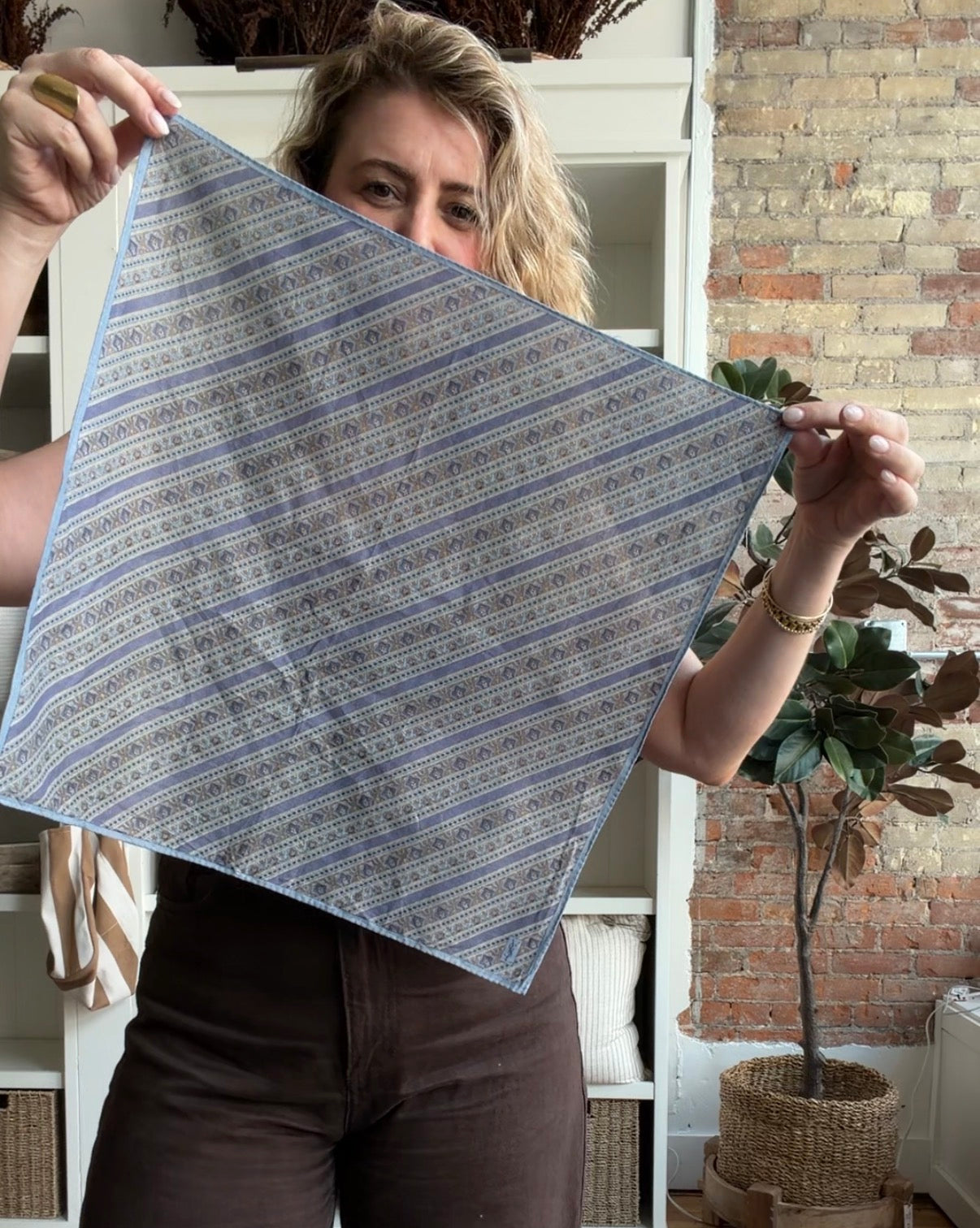 #5 Vintage YSL cotton scarf