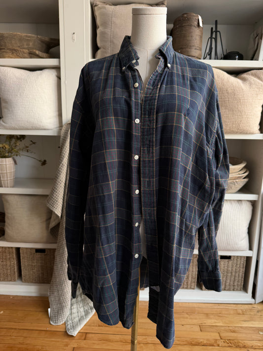 90s Ralph Lauren plaid flannel button down