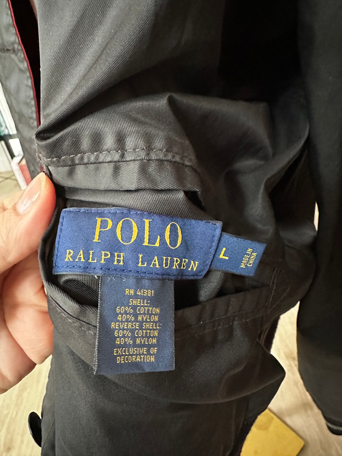 00s Polo Ralph Lauren reversible bomber jacket