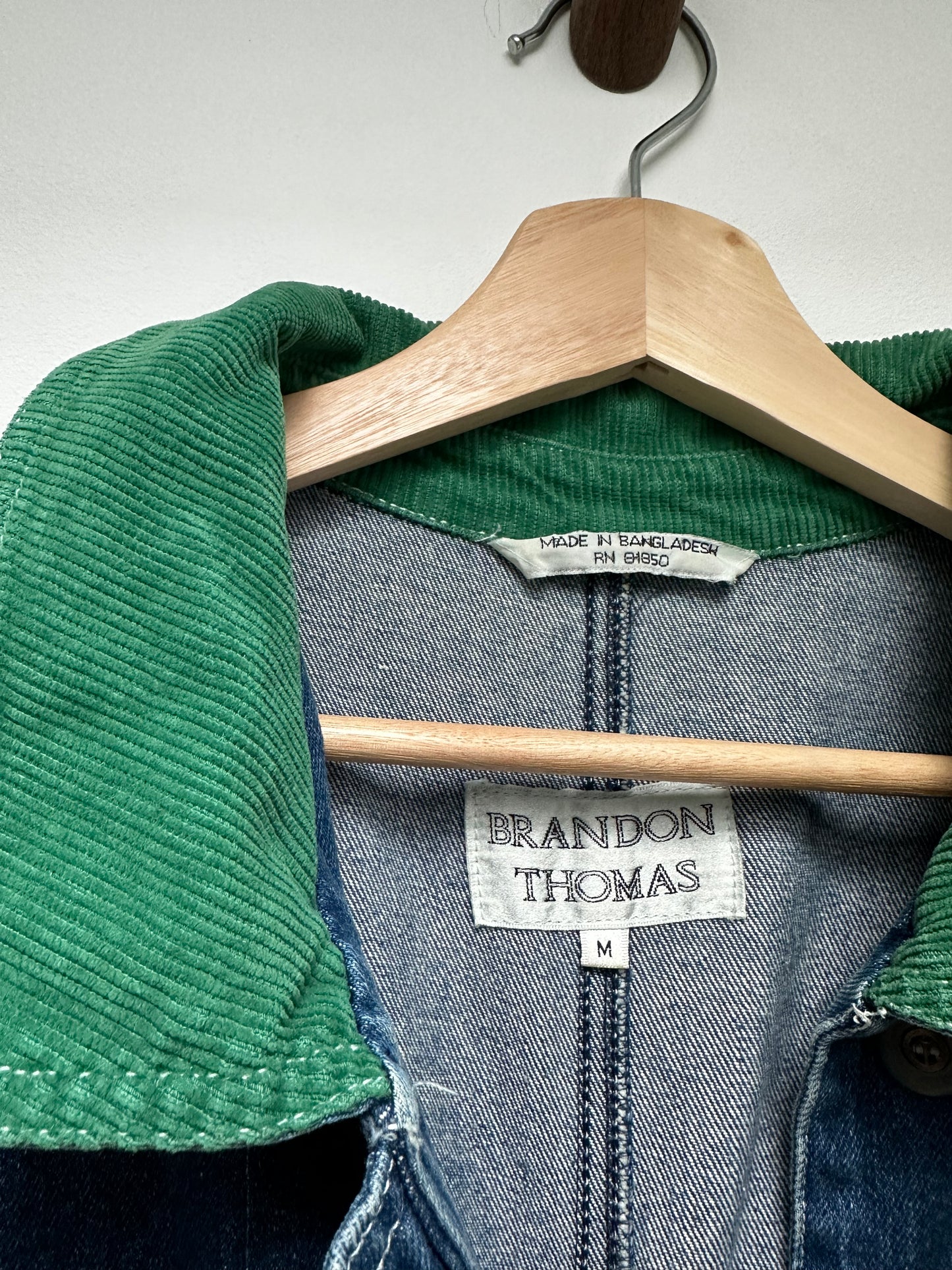 70s vintage Brandon Thomas denim barn coat