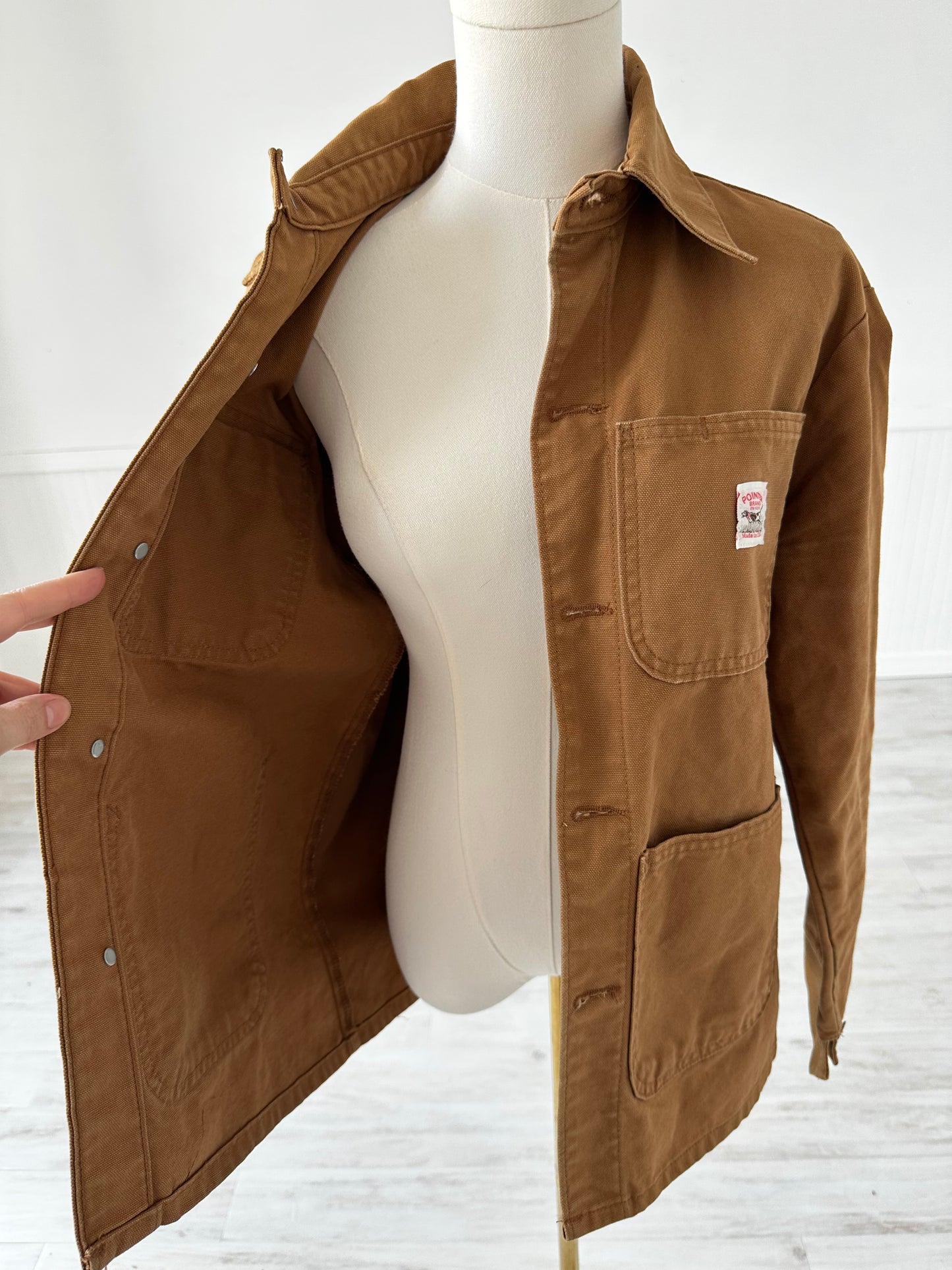 80s/90s Pointer duck canvas chore coat