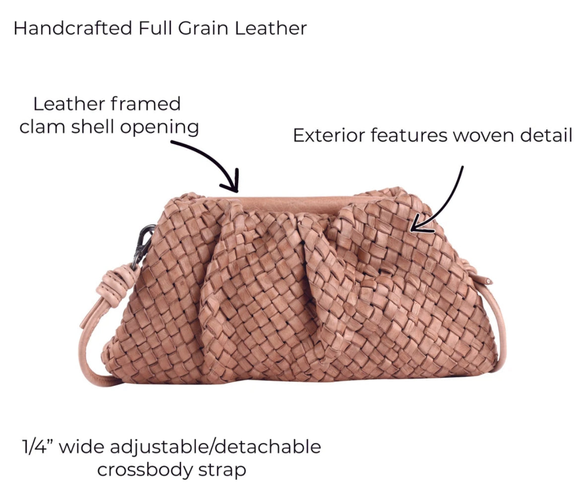 Latico Leather Noble crossbody in natural
