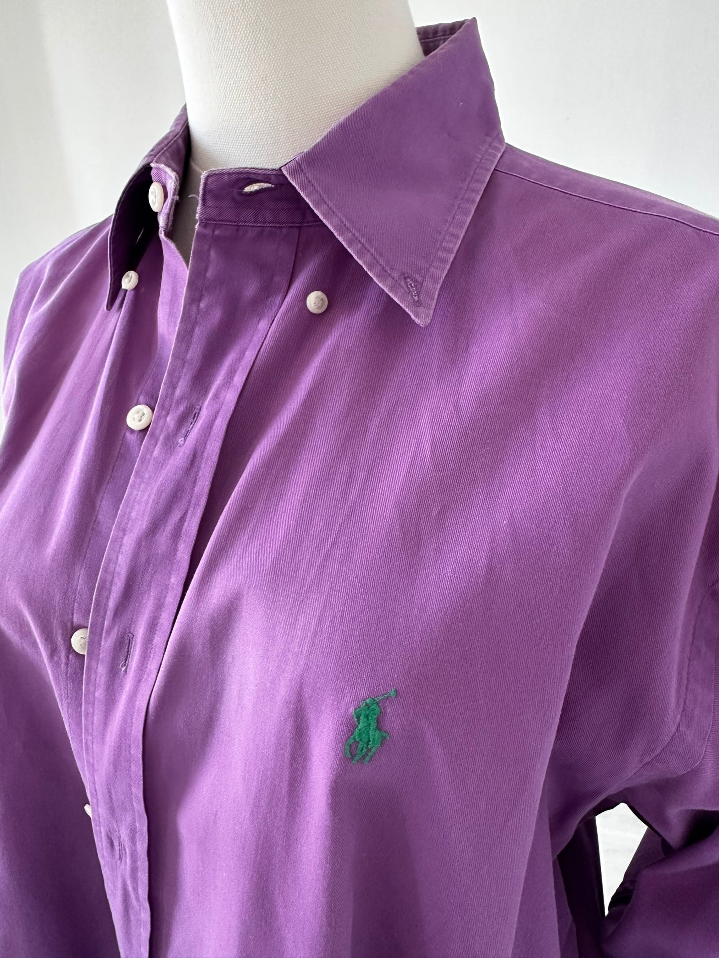 90s Ralph Lauren purple poplin button down