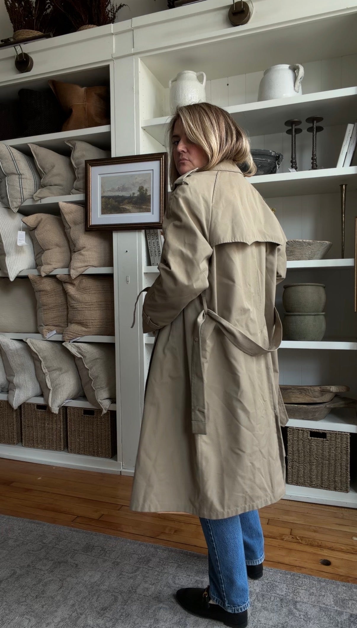 Vintage trench. Made in Korea