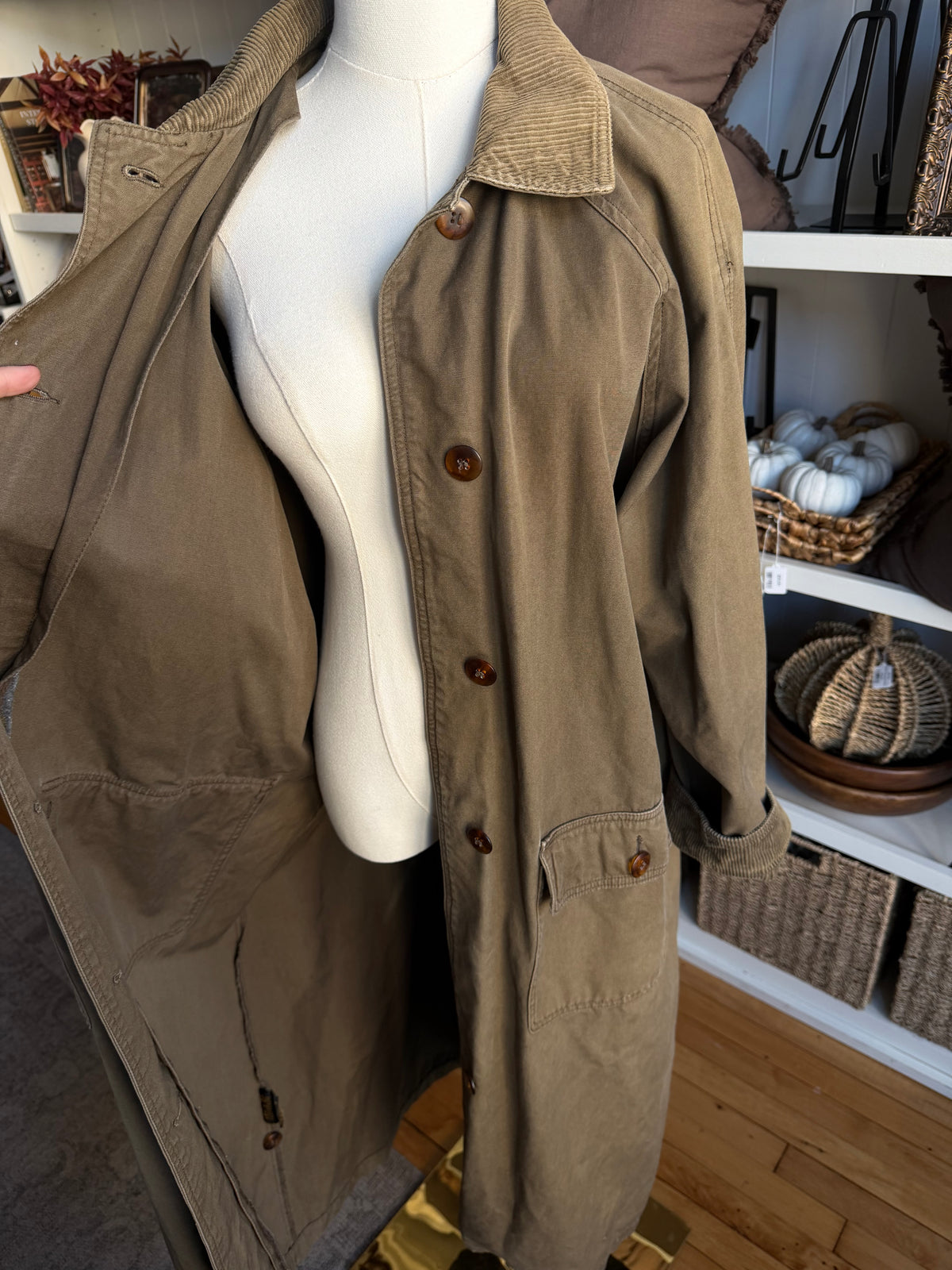 90s Eddie Bauer canvas duster