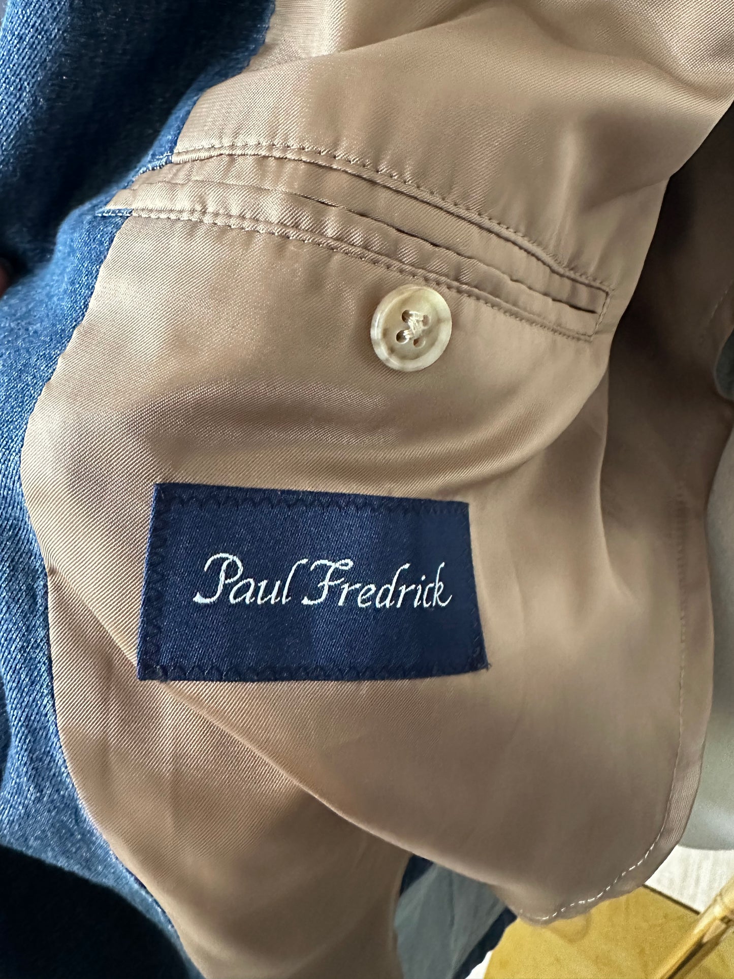 90s Paul Fredrick denim blazer