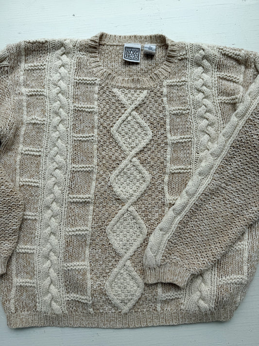 80s Russ Sport cotton blend sweater.