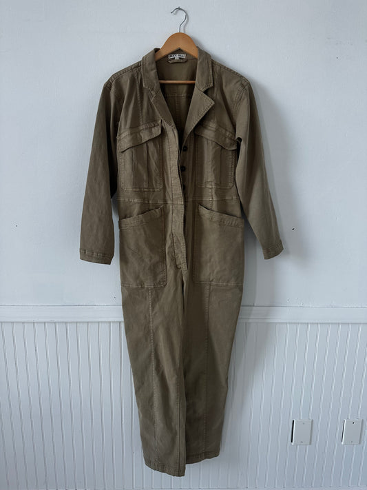 Alex Mill Expedition jumpsuit in khaki. Size large