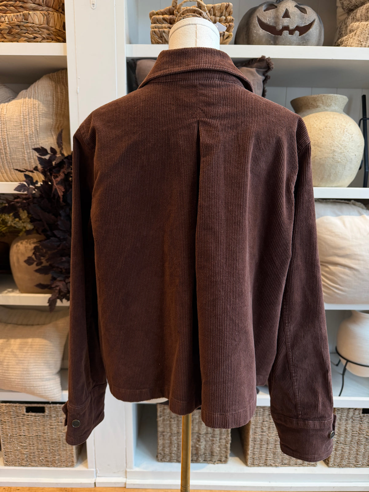 JCrew cropped corduroy barn jacket. Size L