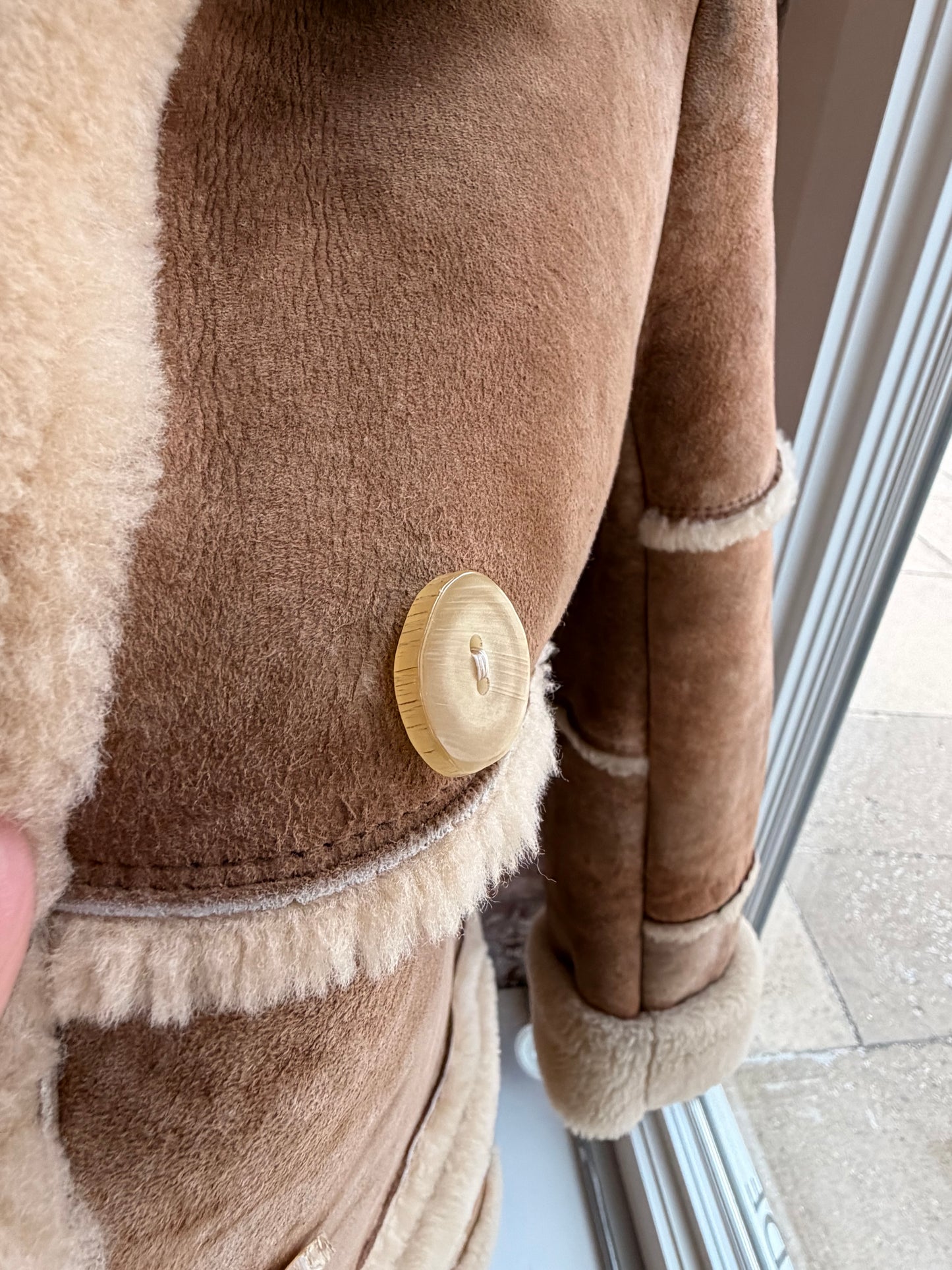 70s Sportsman Mfg Co 100% sheepskin jacket. Made in the USA