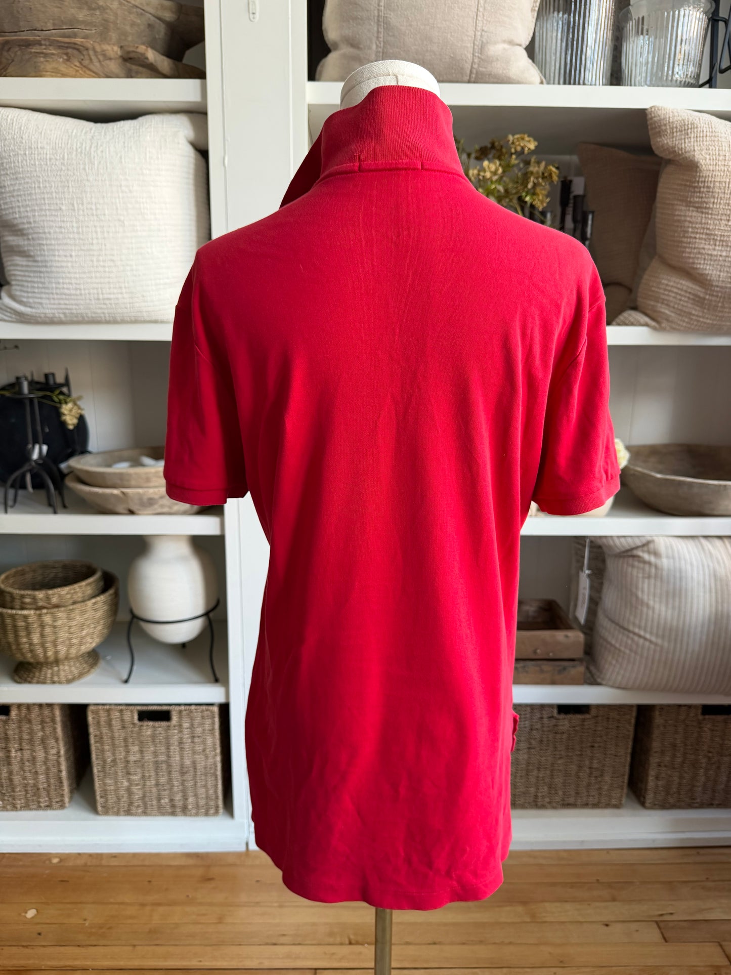 00s Polo Ralph Lauren red polo shirt