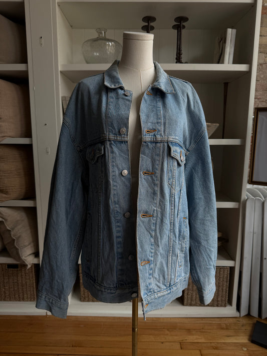 90s Calvin Klein denim jacket. Made in Hong Kong