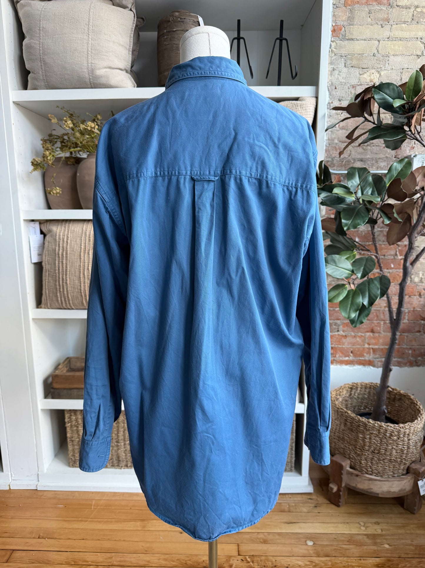90s Chaps Ralph Lauren blue button down