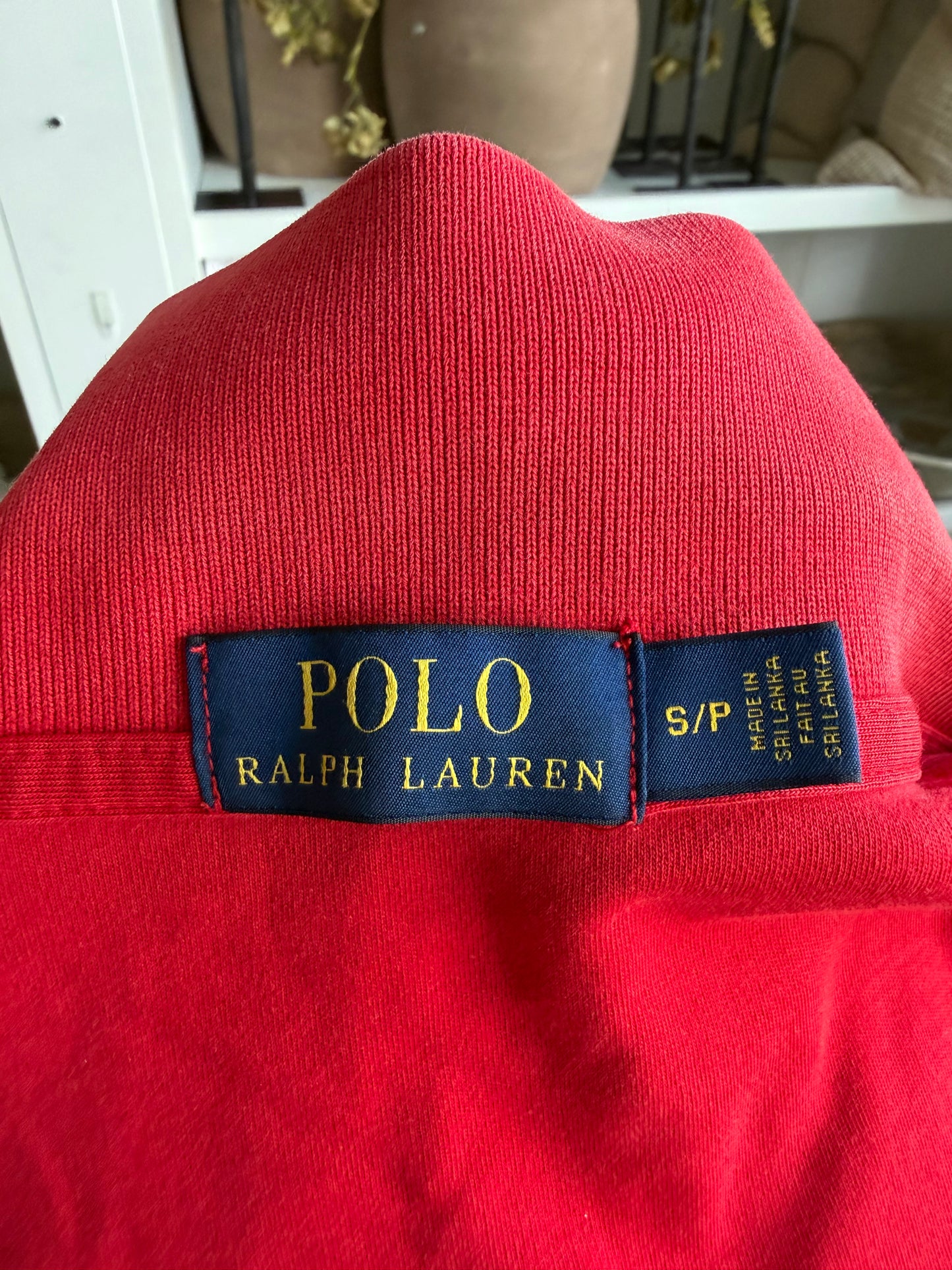 00s Polo Ralph Lauren red polo shirt