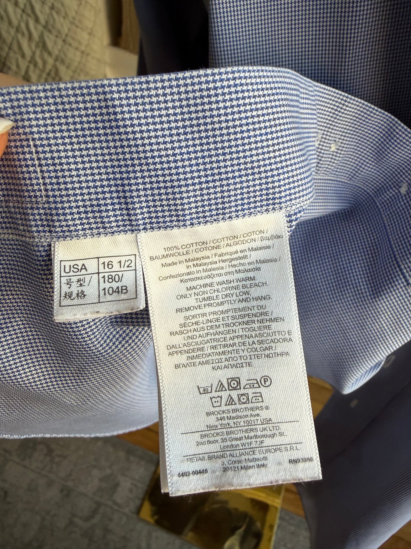 90s Brooks Brothers blue poplin button down
