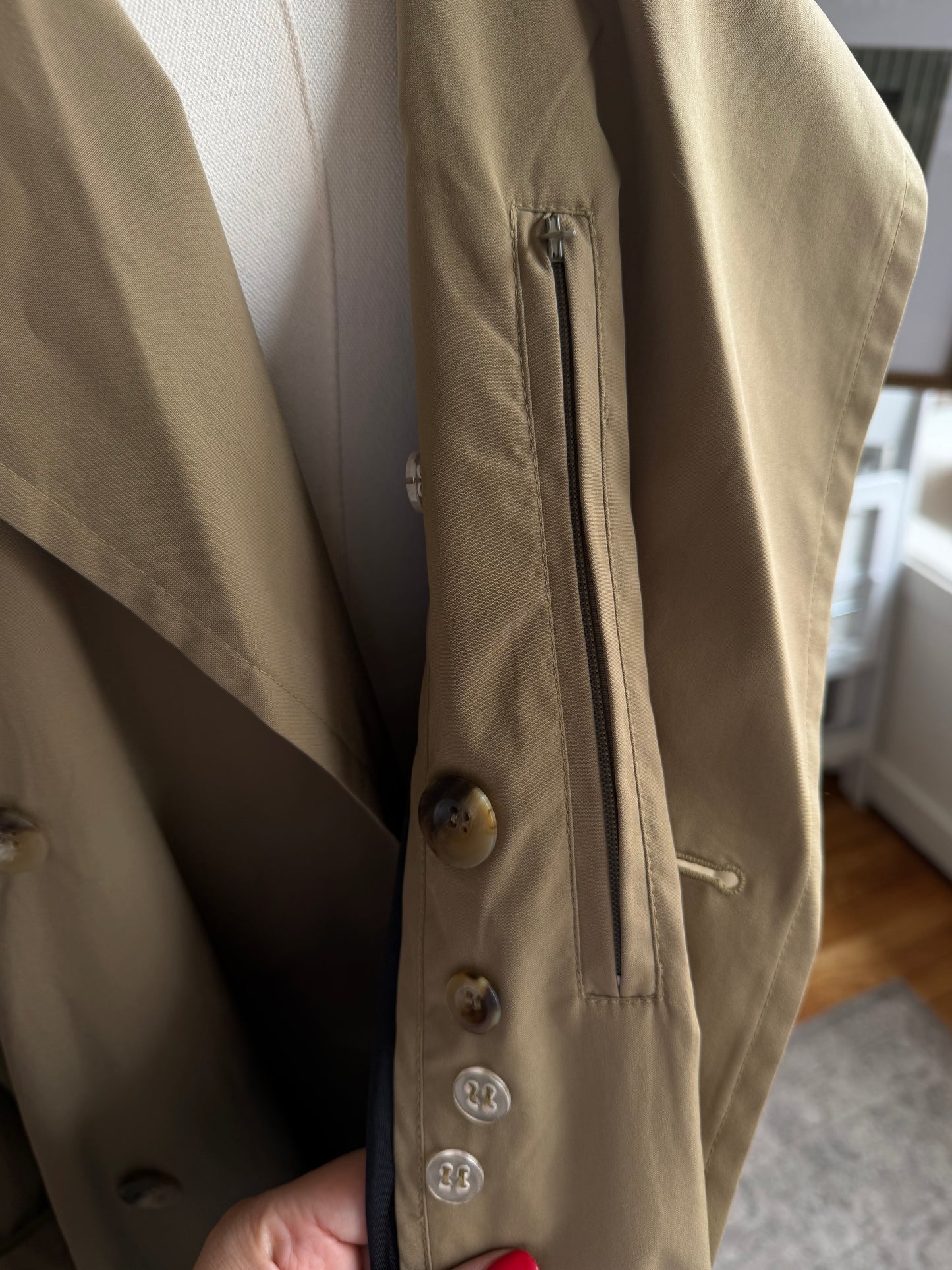 80s/90s Travel Smith lightweight trench
