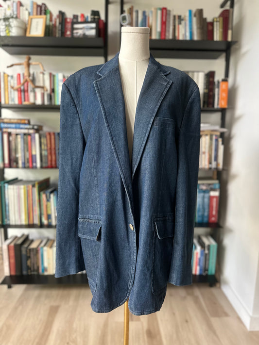 90s Paul Fredrick denim blazer