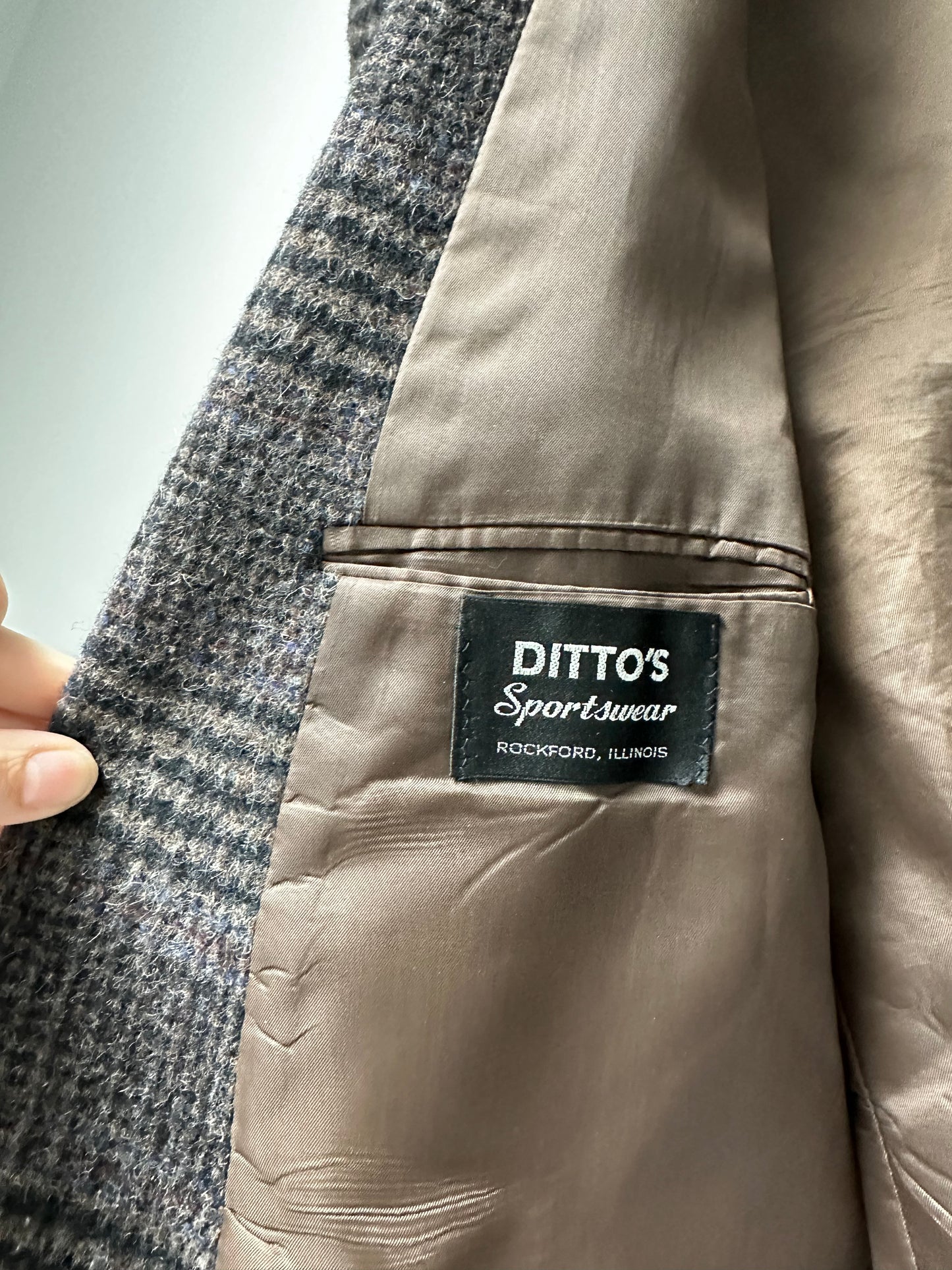 Vintage Ditto’s wool tweed blazer