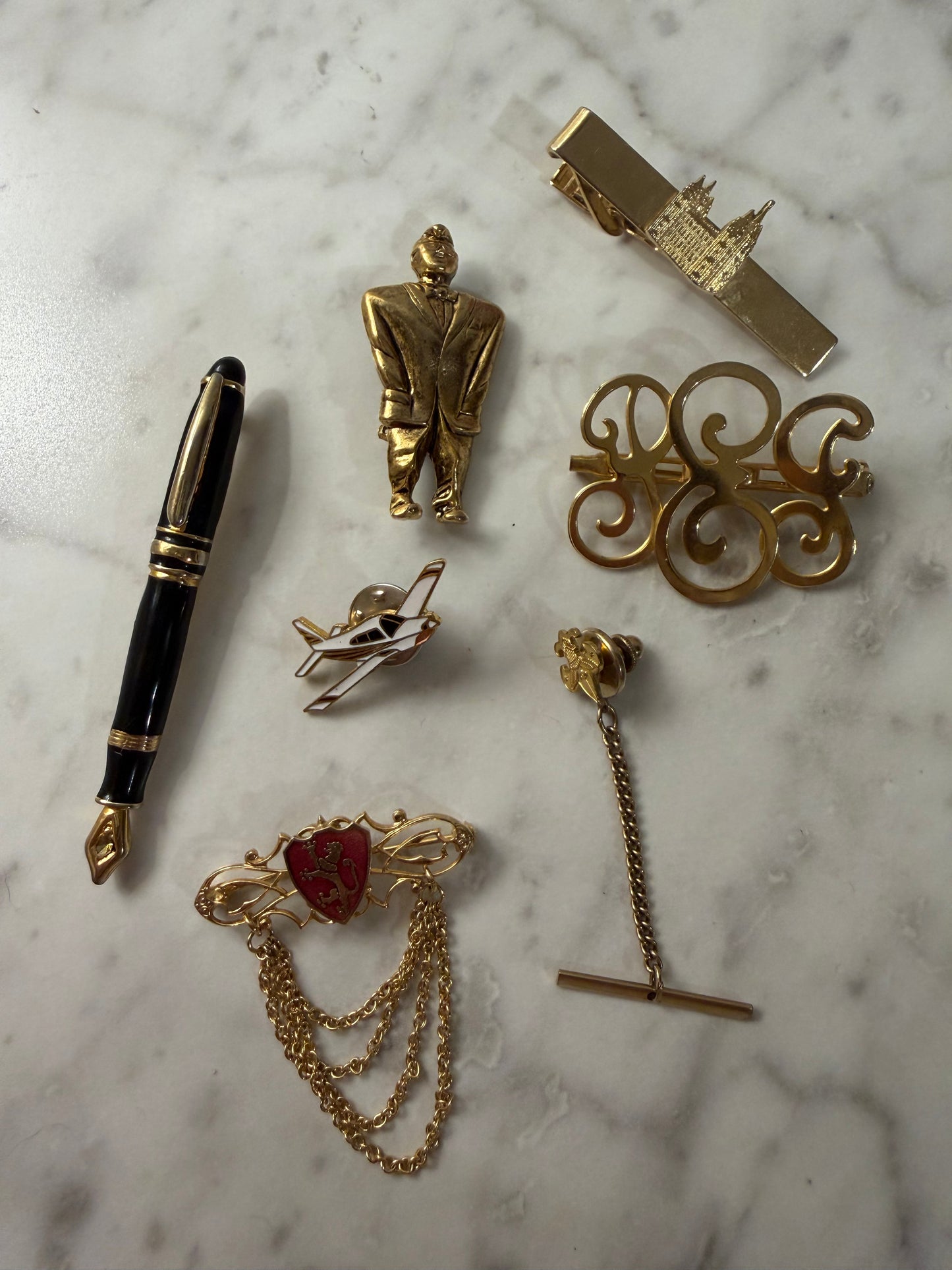 #3 Gold Brooch pack