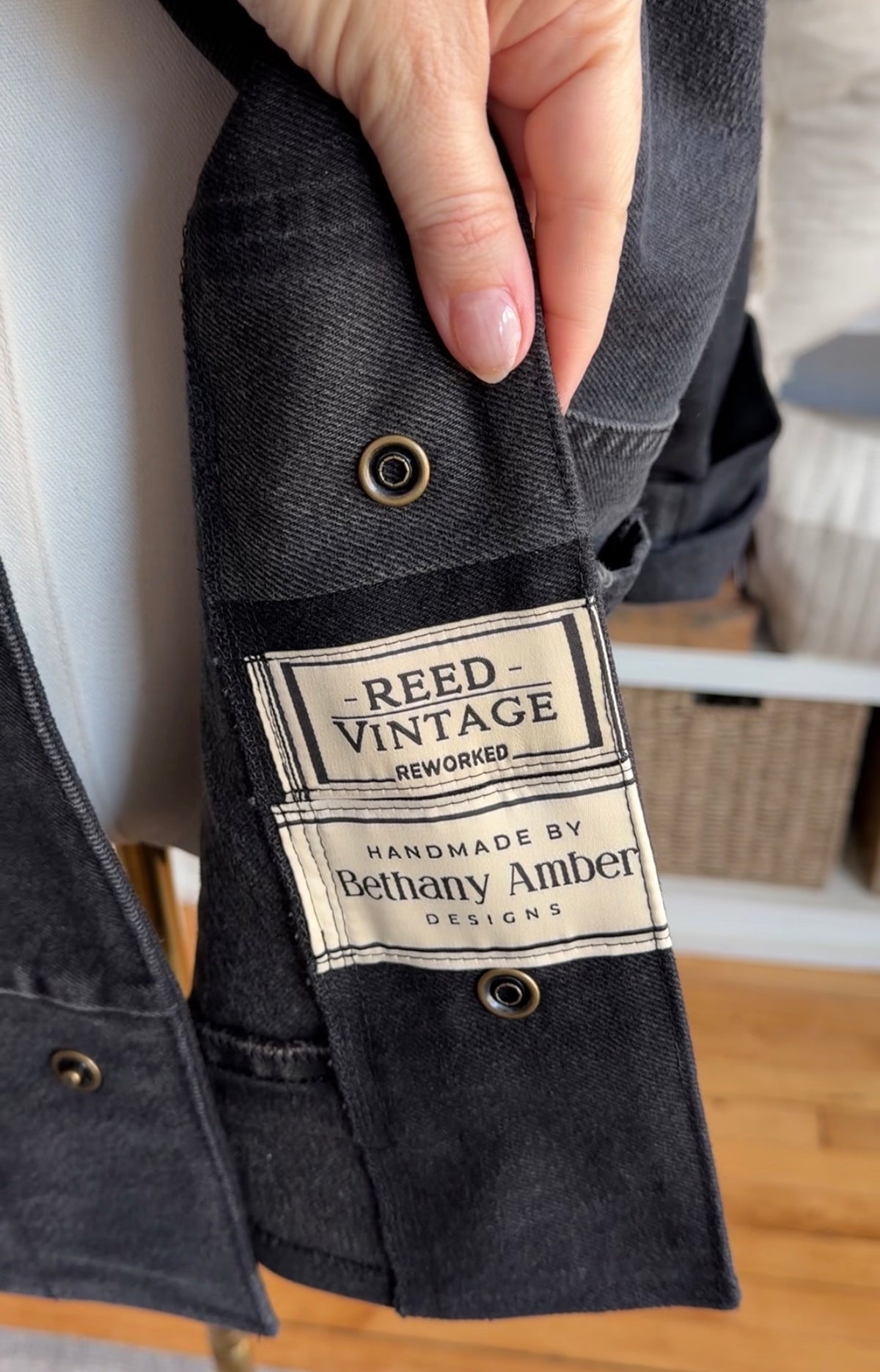 Custom Reworked denim jacket