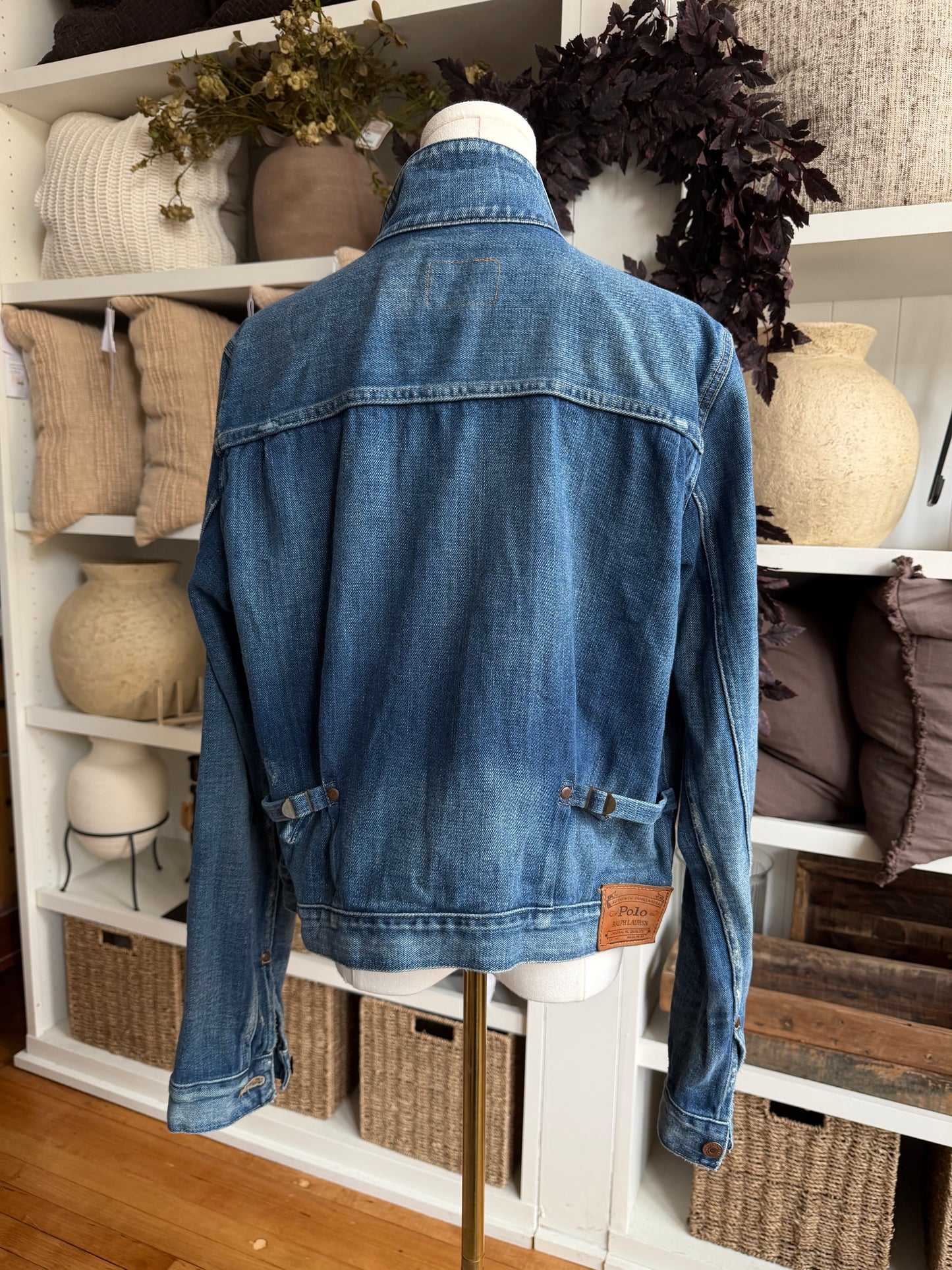 00s Polo Ralph Lauren denim jacket. Fits XXS-S