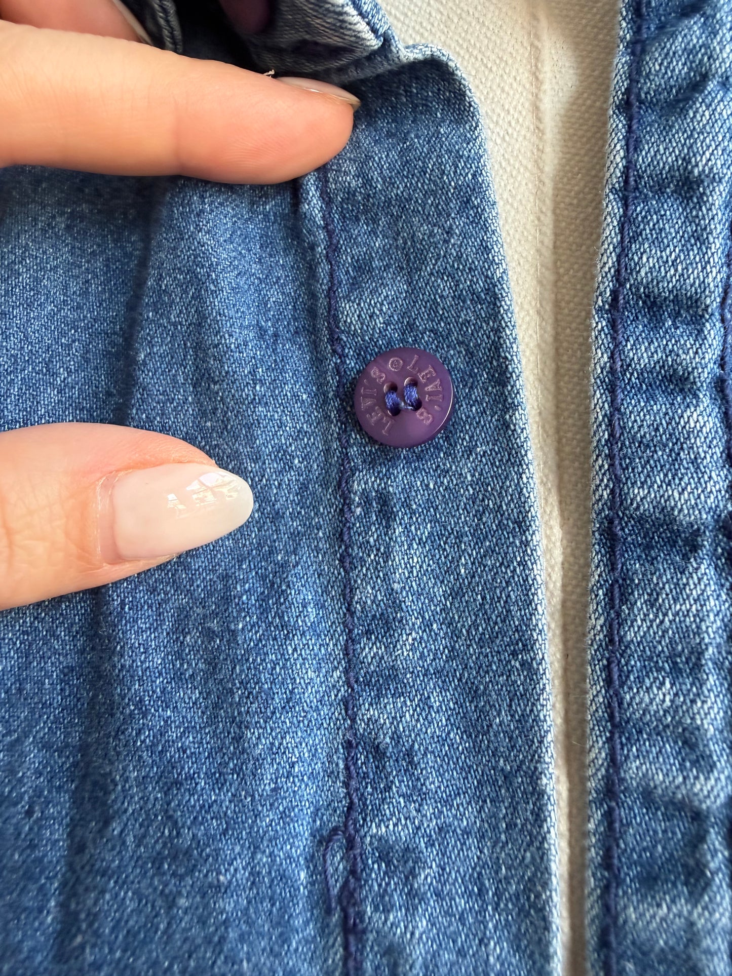#7 Denim Reworked Button Down