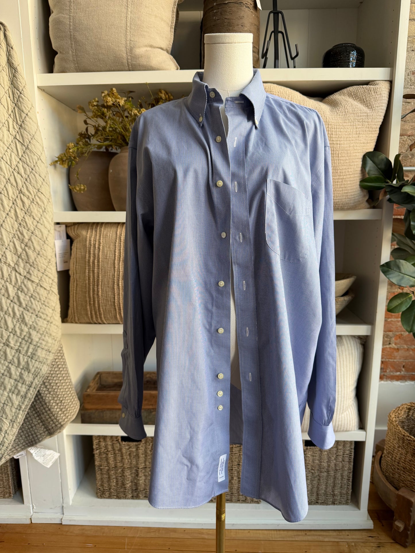 90s Brooks Brothers blue poplin button down