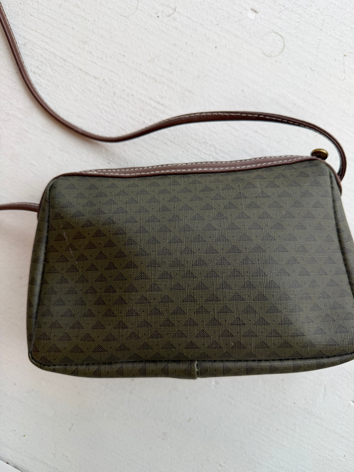 80s Liz Claiborne green crossbody