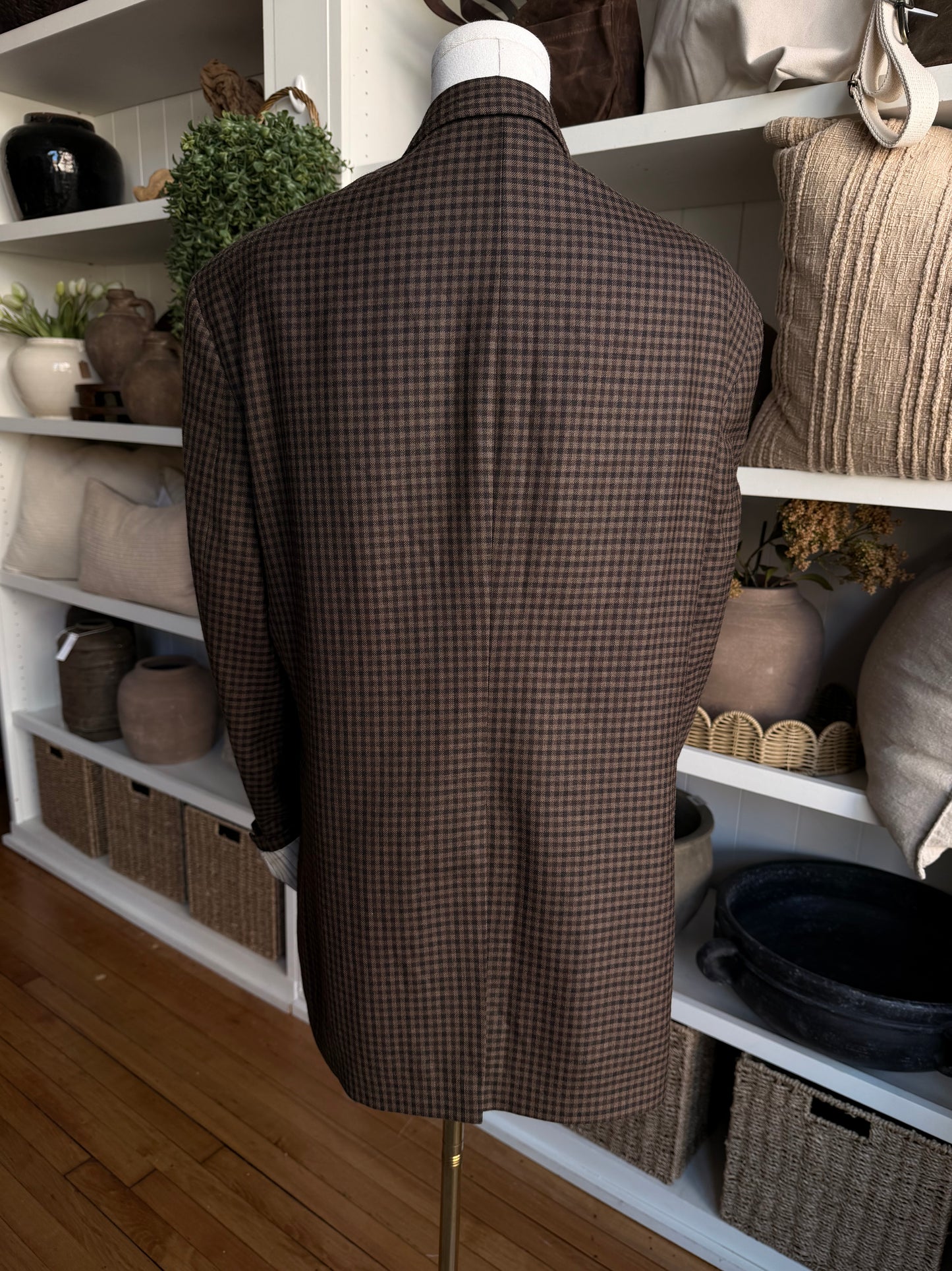 90s Ralph Lauren wool silk blazer. Made in Canada