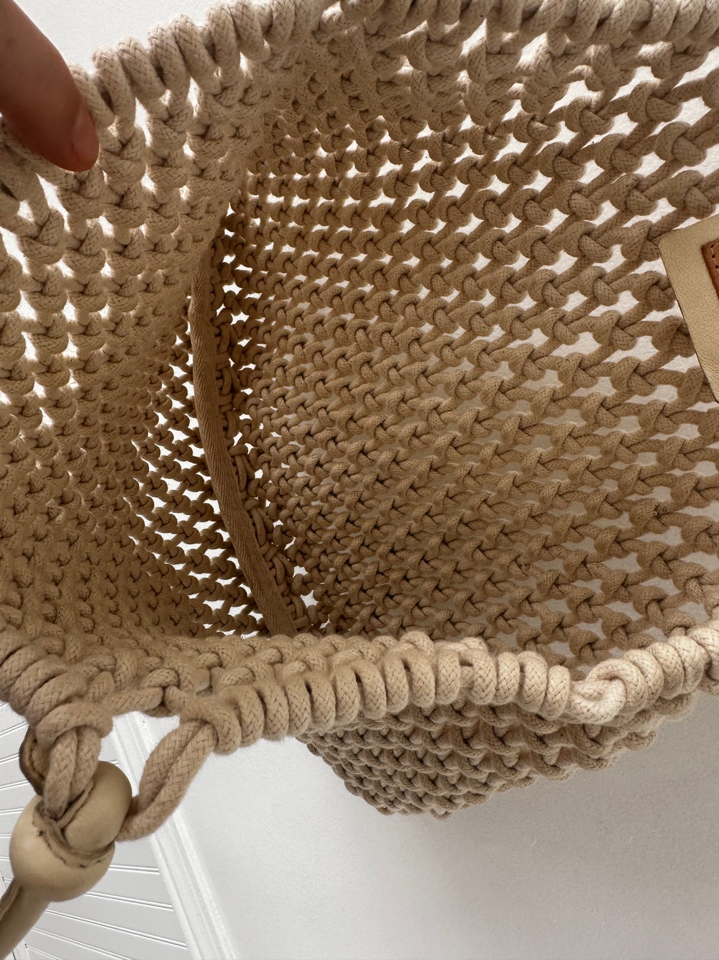 Clare V Sandy tote in natural
