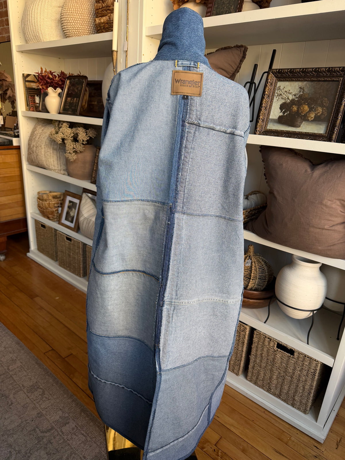 #4 Reworked denim trench. Size S