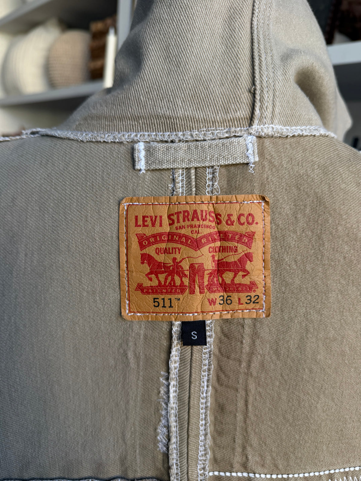 #1 Reworked denim trench. Size S