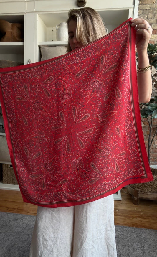 #12 Vintage Emanuel Ungaro silk Scarf